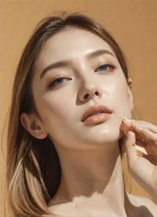 girl weared makeup with quality sunscreen